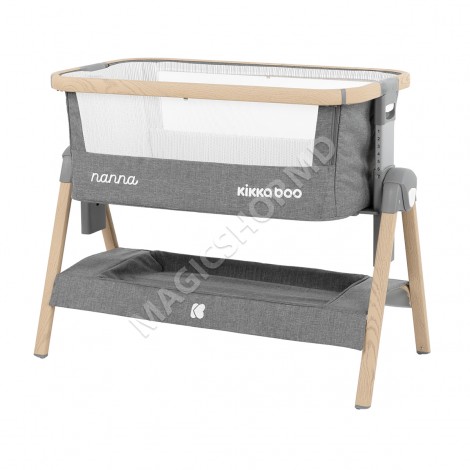 Pătuț de copii Kikkaboo Nanna 2 Army Side - diverse culori